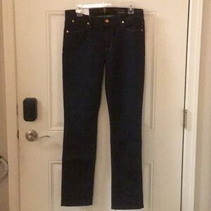 7 For All Mankind NWT slim illusion jeans. Size 31, waist 32”, inseam 32”.